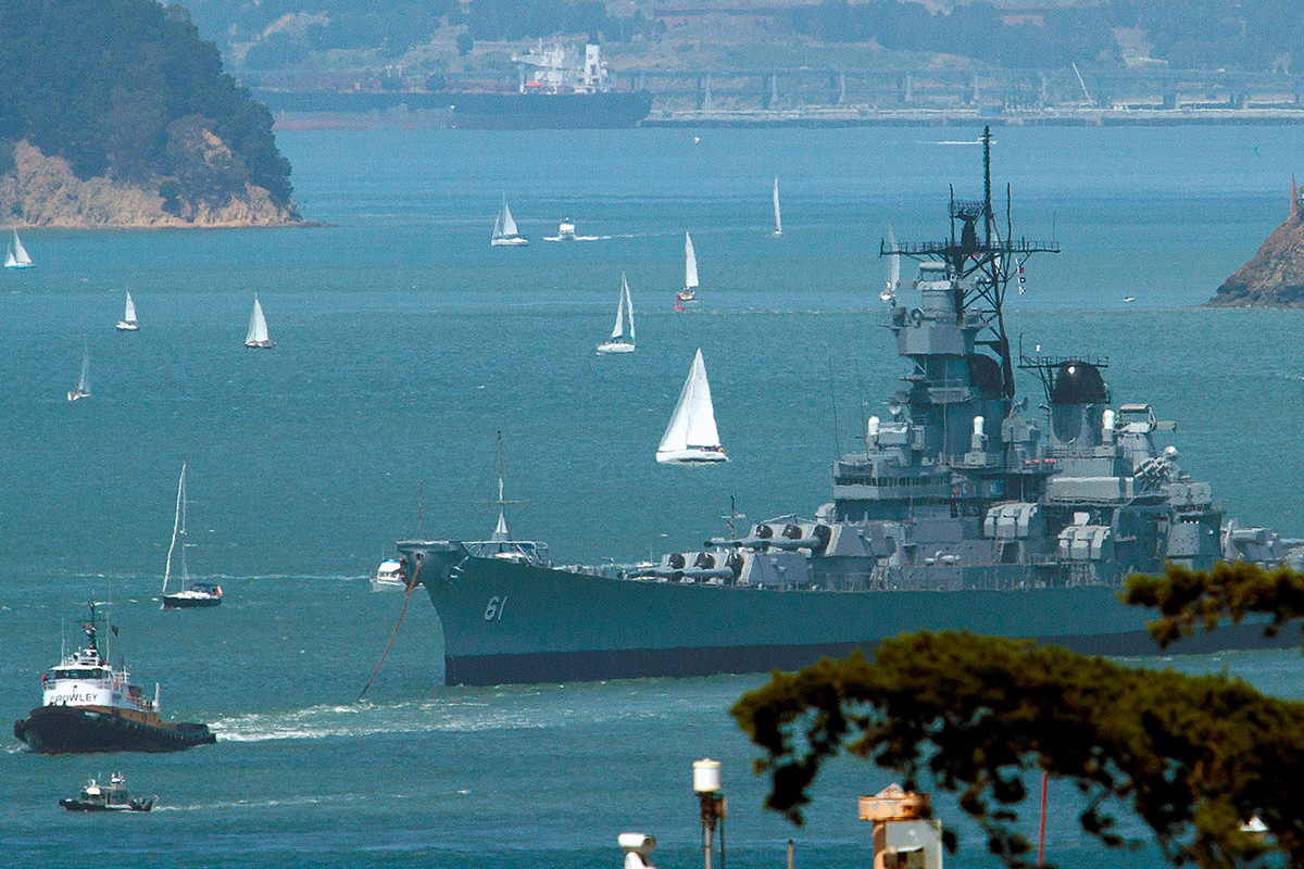 Customer Success: USS Iowa Tow ~ Crowley